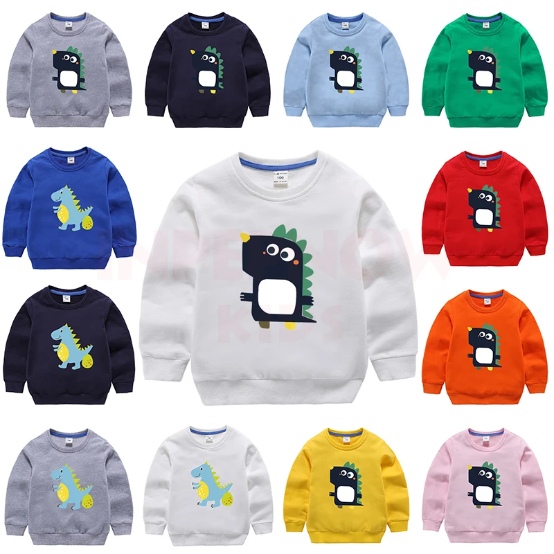 INPEPNOW 2019 Толстовка для девочек и мальчиков с динозавром 100% хлопок | Мать ребенок