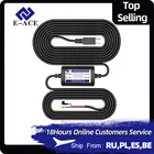 E-ACE Z01 Автомобильный видеорегистратор с проводом 3,5 м, зеркало, DVR, комплект с жестким кабелем, видеорегистратор 5 В, мини-зарядное устройство, линейный Автомобильный видеорегистратор