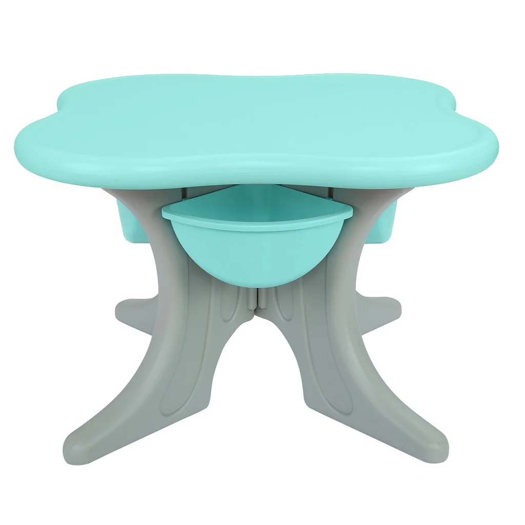 

Kids Table and 2 Chairs Set Furniture for Children Toddler Creation Inspiring Activity Table Desk Sets for Playing Studying
