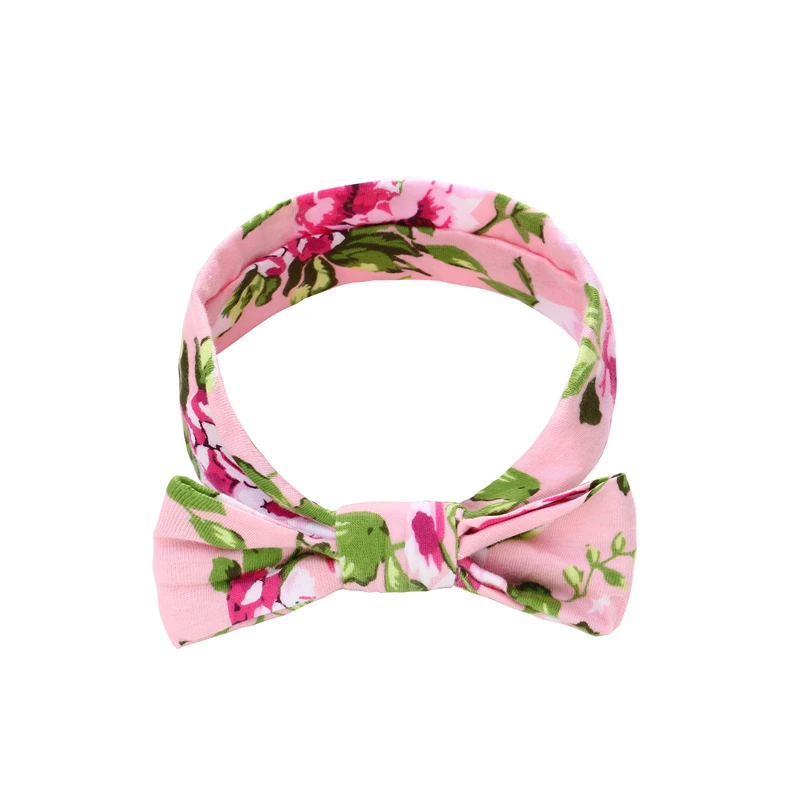 Повязки на голову для маленьких девочек хлопковая повязка с принтом детская