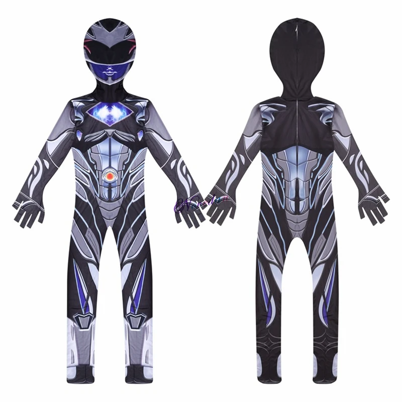 power mecha five beast super action figures rangers battle neuro mystic force cosplay jumpsuits suit halloween costumes for kids free global shipping