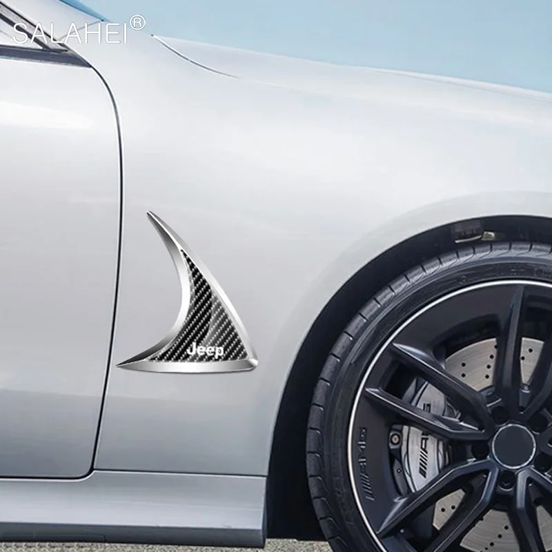 

New 2PCS Car Body Sticker Side Window For Jeep Grand Cherokee Commander Renegade Wrangler Compass Patriot Auto Decoration Decal