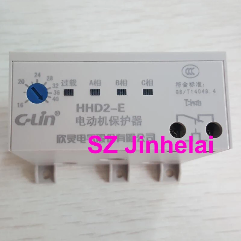 

C-Lin HHD2-E Новый и оригинальный 16-40A AC380V протектор двигателя, защита от перегрузки фазы разрыва
