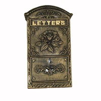 cast iron locking mailbox wall mounted verticalmailboxes with key lock large capacity apartment decor letter box