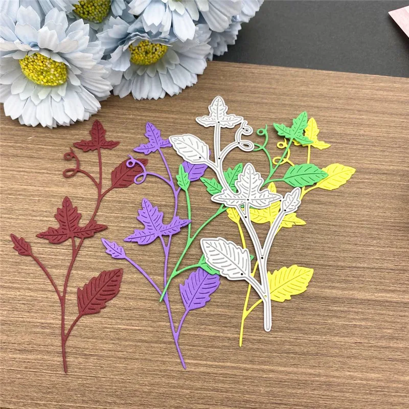 

Скрапбукинг, листья клоуна из металла и стали