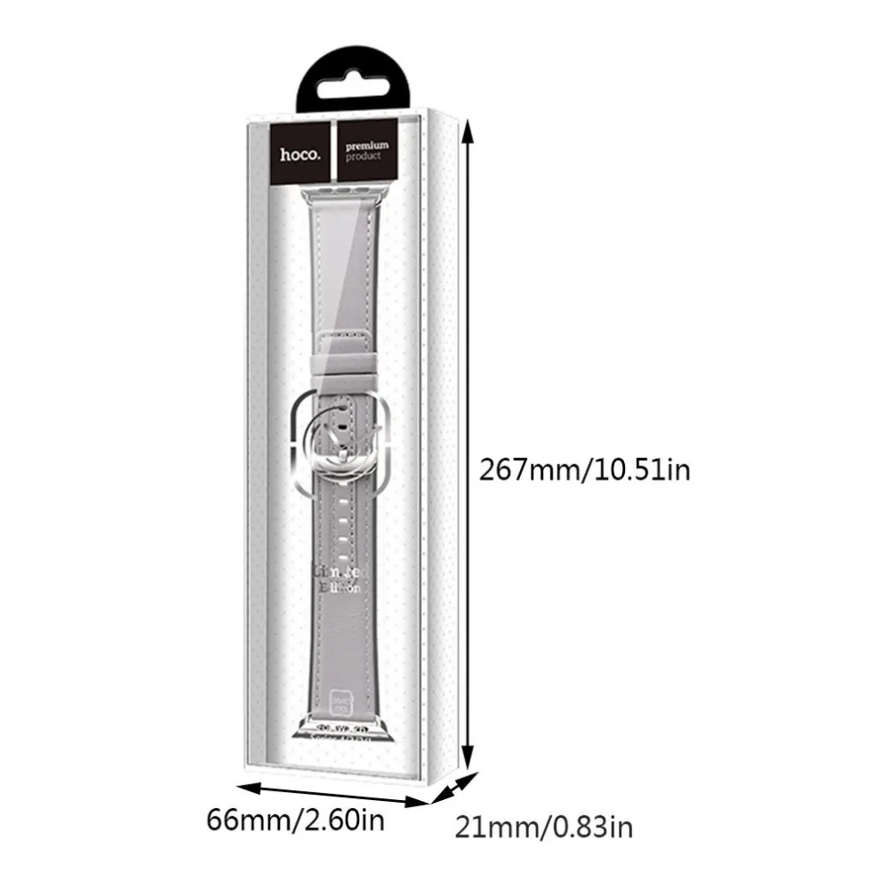 Luxury Soft PU Leather Bracelet Strap Trendy Design Women Men Watch Wrist Strap Band Suitable for Apple Watch Series1/2/3/4