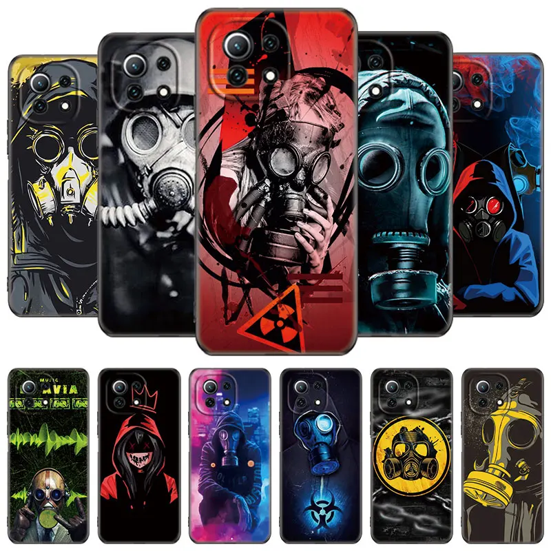 Крутой чехол с изображением DJ Man противогазовой маски для телефона Xiaomi Mi Redmi POCO X3