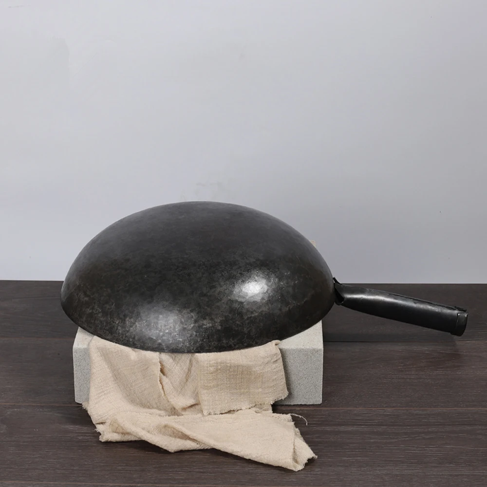 Большой китайский традиционный ручной ВОК старомодные железные Woks