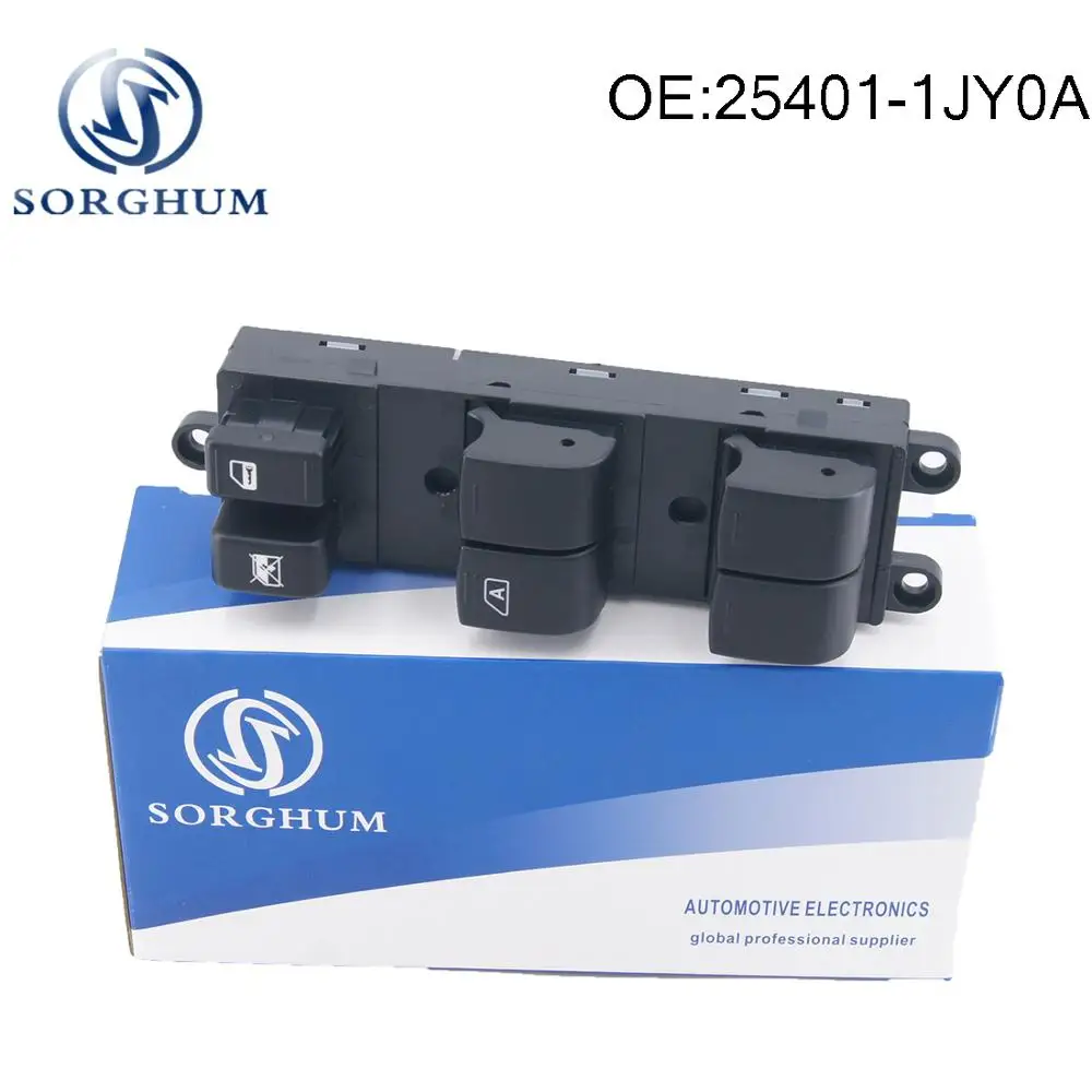 

25401-1JY0A Power Window Master Control Switch For Nissan Tiida C11 SC11 C11Z 2008-2010