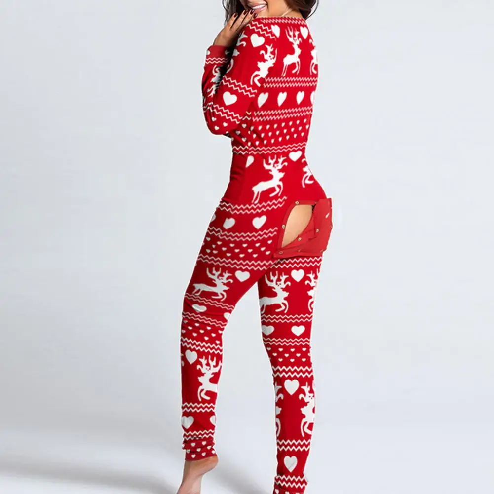 Женский Пижамный костюм домашняя одежда сексуальный комбинезон с длинным