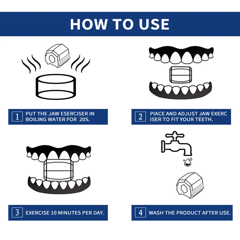Новый тренажер для челюсти лица и шеи определения тона вашей помогает снизить