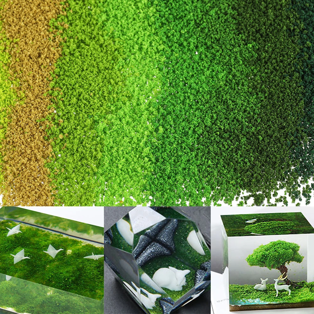 

20g/Pack Resin Fillings Artificial Moss Plant Grass Powder Nylon Materials Fillers for DIY Epoxy Jewelry Crafts Accessories