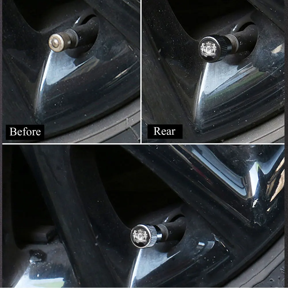 DSYCAR 4 шт./компл. Автомобильные украшения цинковый сплав логотип Стильная крышка