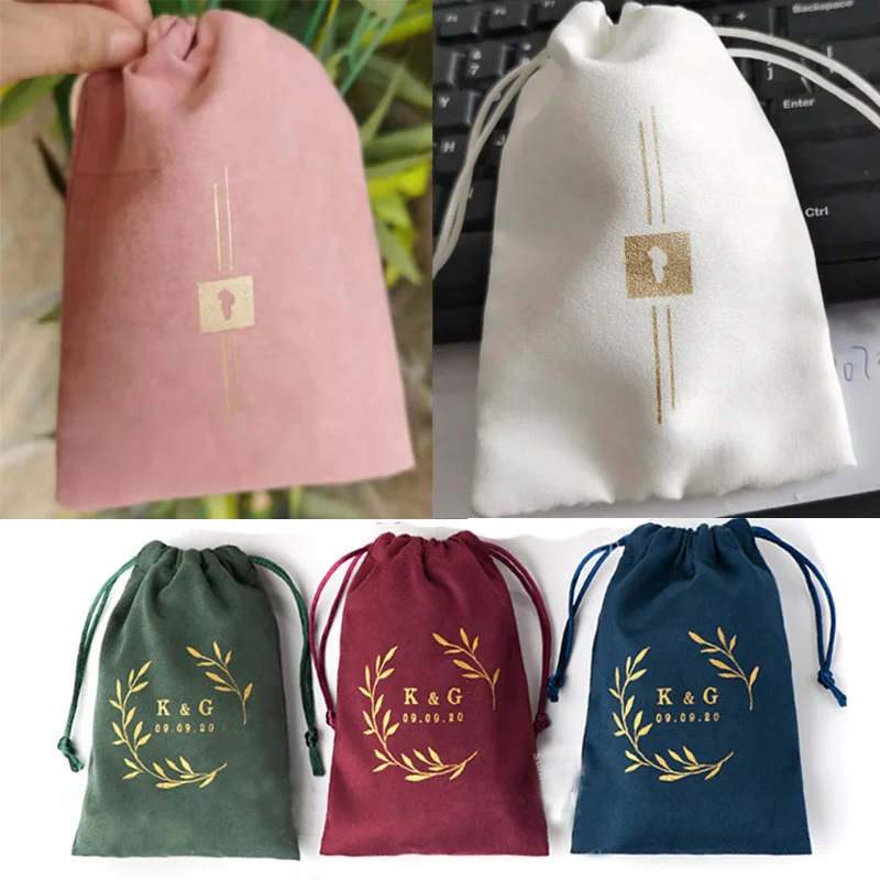 Фланелевые подарочные мешки для ювелирных изделий все размеры мешочки волос