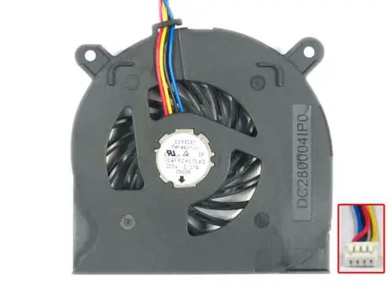 

UDQFRZH17DAS DC280004IP0 DC 5V 0.17A 4-проводной Сервер вентилятор охлаждения ноутбука