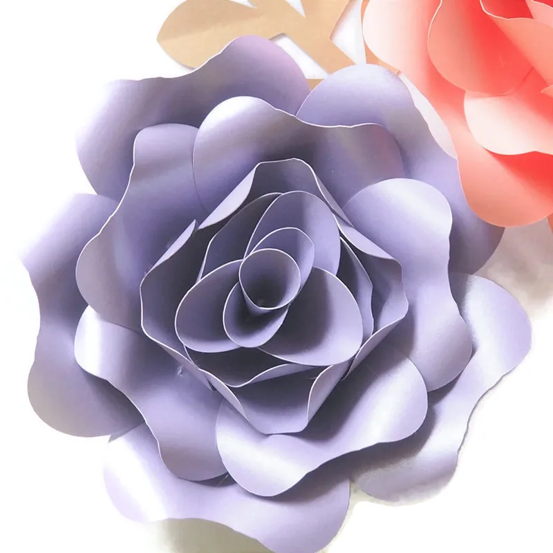 Искусственные цветы сделай сам гигантские бумажные 7 шт. + 5 оставленных украшений