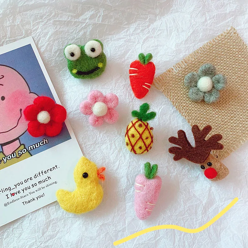 1 шт. симпатичная мультяшная лягушка олень фетровая Брошь для женщин значок на