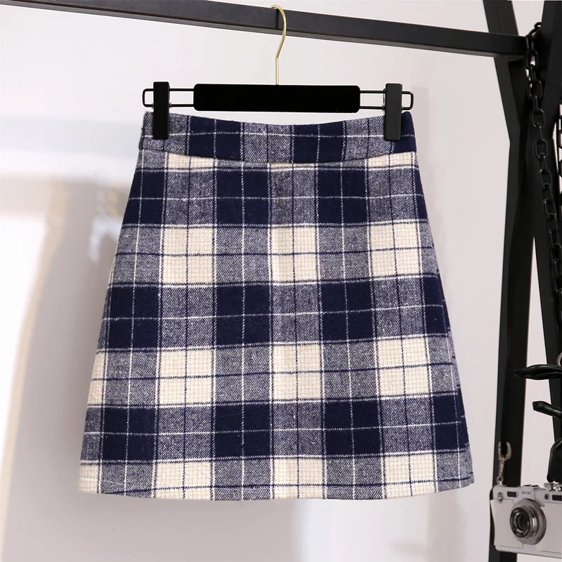 Navy skirt Кавайный розовый свитер на шнуровке с открытыми плечами, женский осенне-зимний вязаный свитер с длинным рукавом в стиле Лолиты, пуловеры, джемперы для девушек - Цвет: Navy skirt