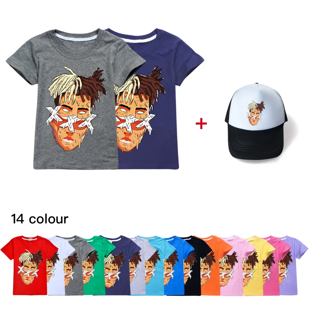 Новинка Xxxtentacion детская одежда хлопковые спортивные костюмы детские футболки и