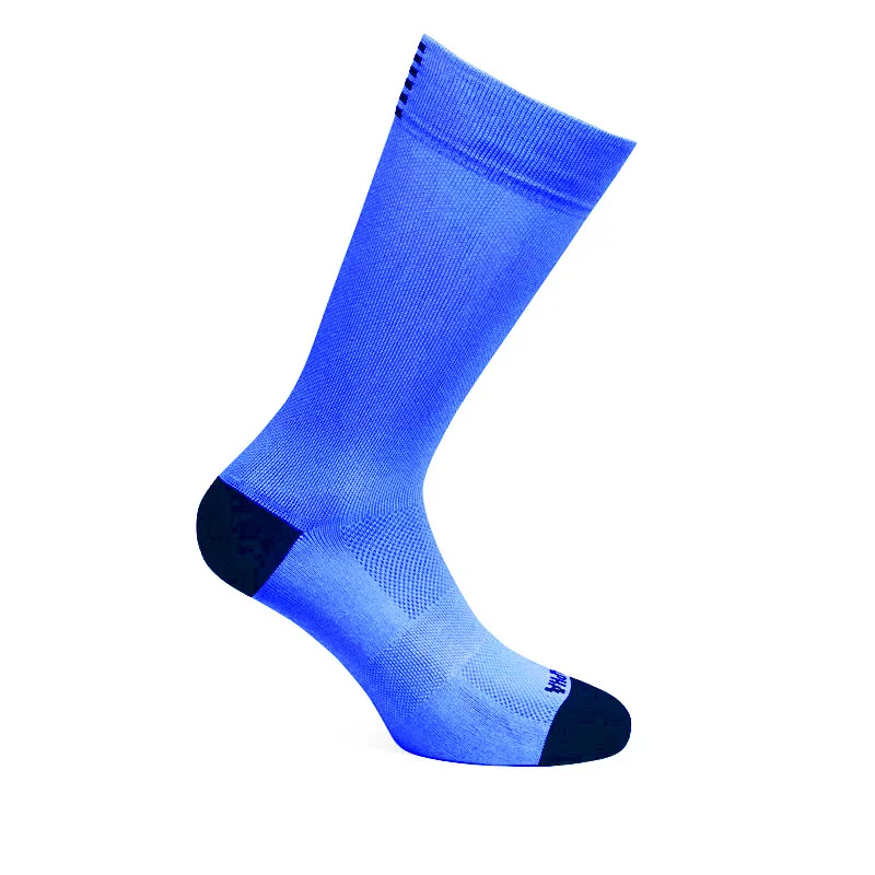 

Blue Men Women Cycling Socks Outdoor Quick Dry Sports Socks Ride Compression Socks Fits Size 38-45