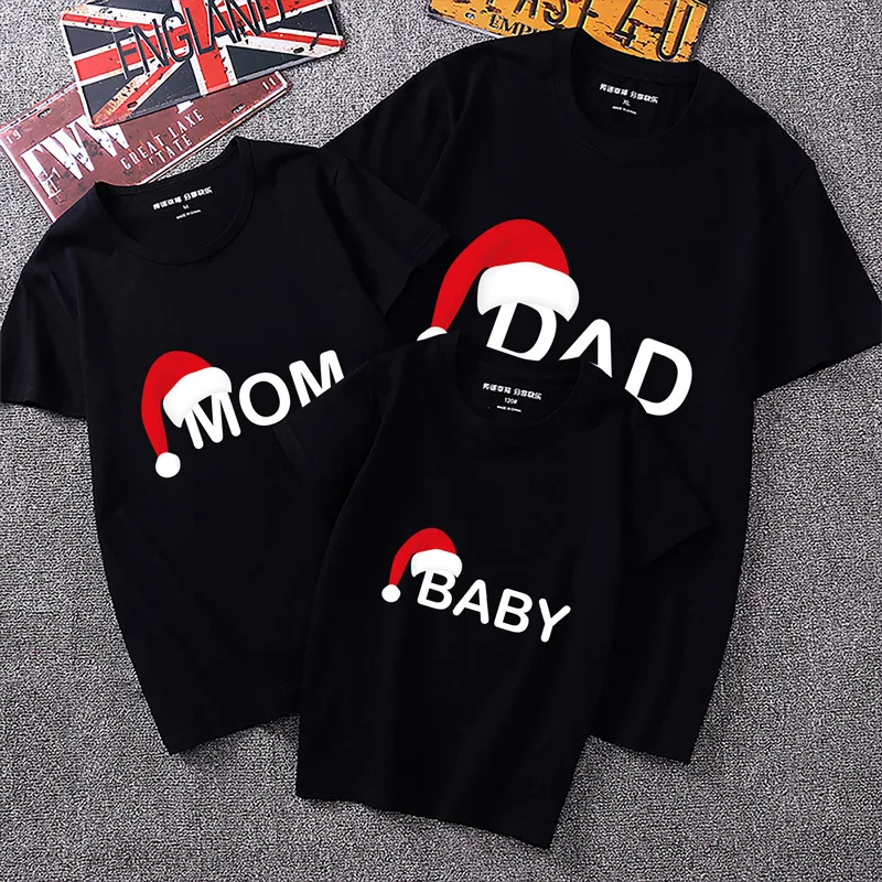 

Рождественская футболка для мамы, ребенка, одежда для семьи, одинаковые наряды, одежда для мамы, дочери, отца, сына, мамы и я, рубашка
