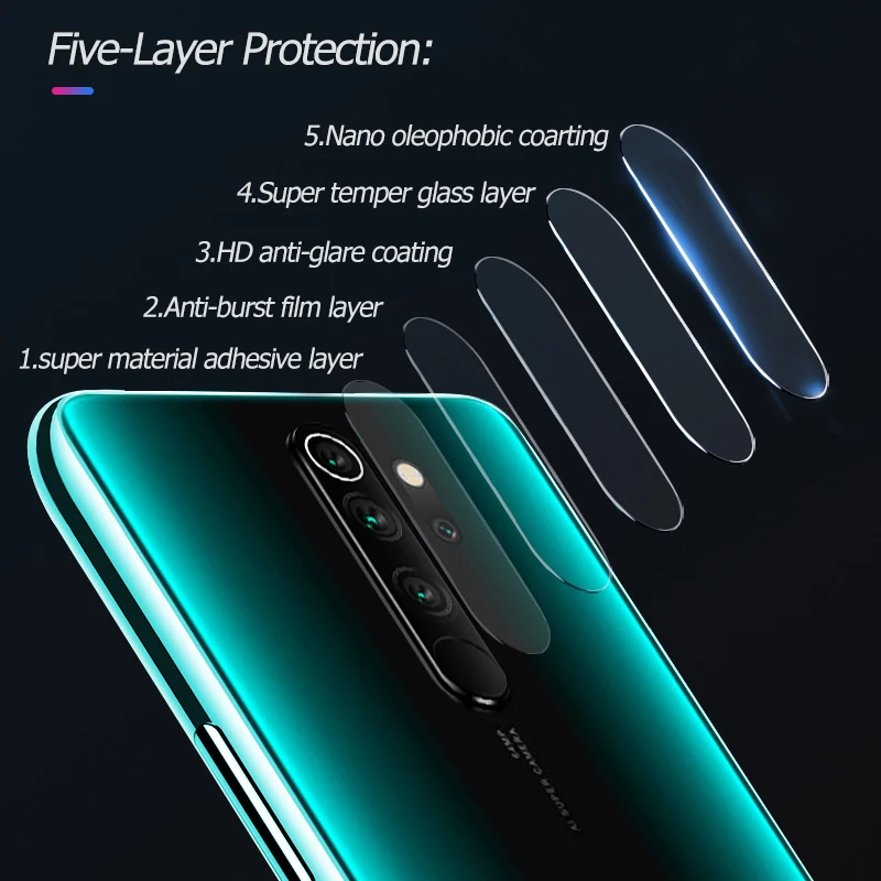 Защитная пленка для объектива камеры закаленное стекло Xiaomi Redmi Note 8 Pro 7 K20
