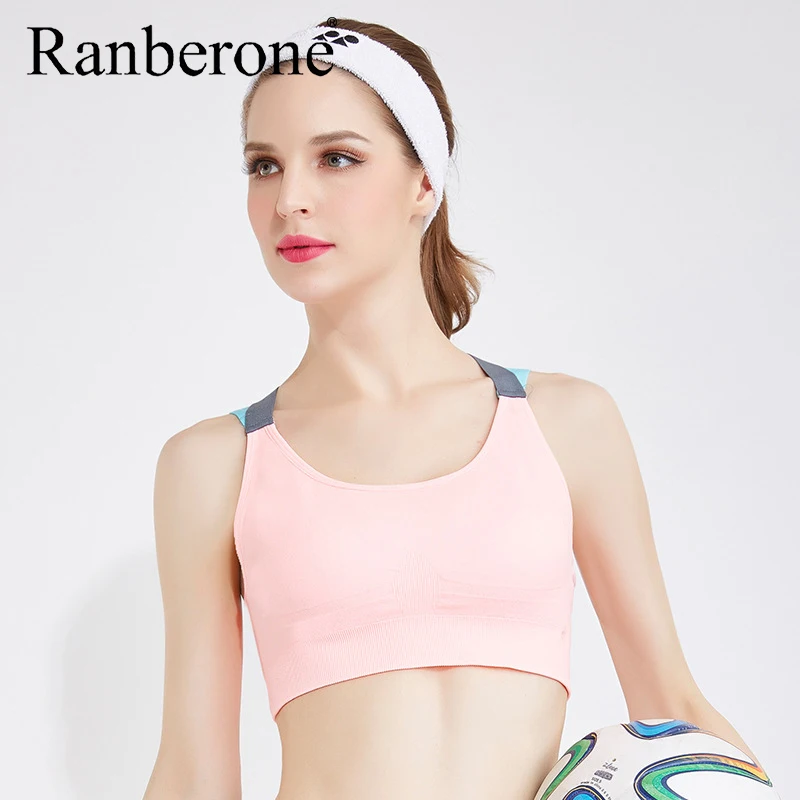 

Бюстгальтер женский спортивный, спортивный бюстгальтер для йоги, дышащий, с открытой спиной, для бега, фитнеса, бесшовное для тренировки