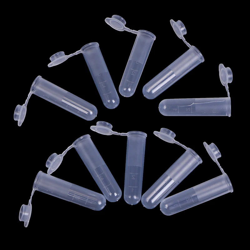 Пластиковая Лабораторная центрифуга пробирка с застежкой крышкой контейнер для