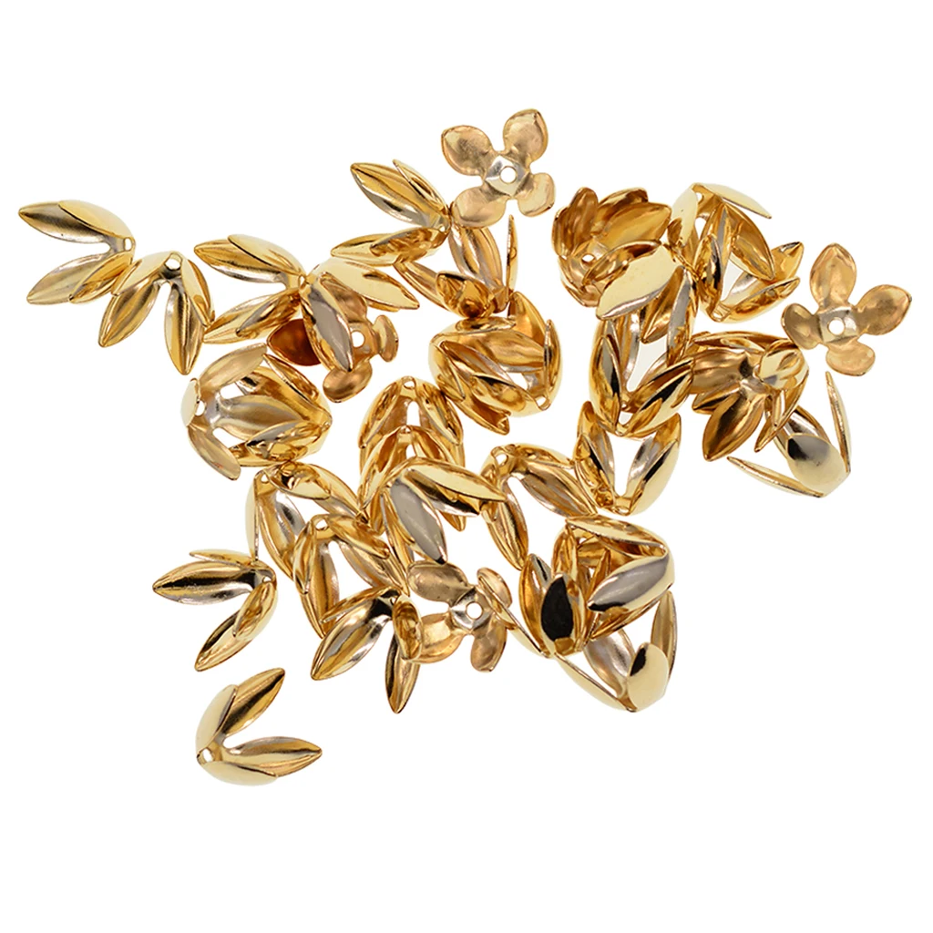 50 шт. шикарные регулируемые шляпы из сплава с цветком лилии бусины ювелирные