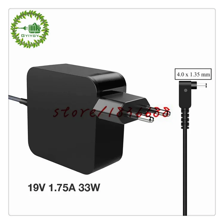 19V 1.75A 4 0*1 35 мм 33 Вт для ASUS Vivobook S200 S220 X200T X202E X553M Q200E X201E Питание Зарядное устройство AC