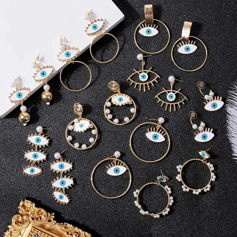 

LEGENSTAR Fashion Eye Shape Stud Earrings For Women Rhinestone Trendy Ear Jewelry Earings Oorbellen Boucle d'oreille Femme 2019