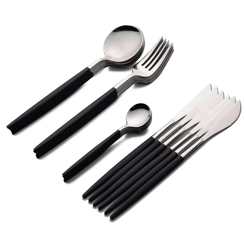 Столовые приборы из нержавеющей стали 24 шт.|Столовые сервизы| |