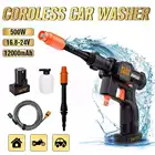 Пистолет для мытья автомобиля, 12000 мА ч, 24 В, беспроводной, с литиевой батареей