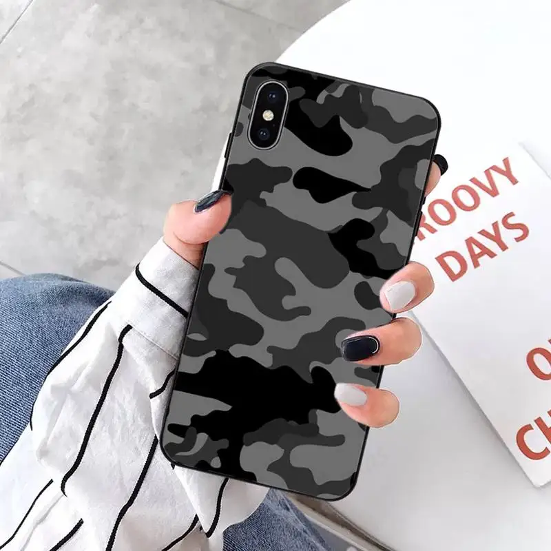 

Camouflage Phone Case for iPhone 11 12 pro XS MAX 8 7 6 6S Plus X 5S SE 2020 XR mini