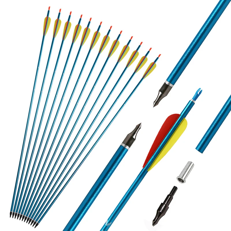 Стрелы из алюминиевого сплава для стрельбы лука 31 дюйм 3/6/12 шт.|Лук и стрела| |