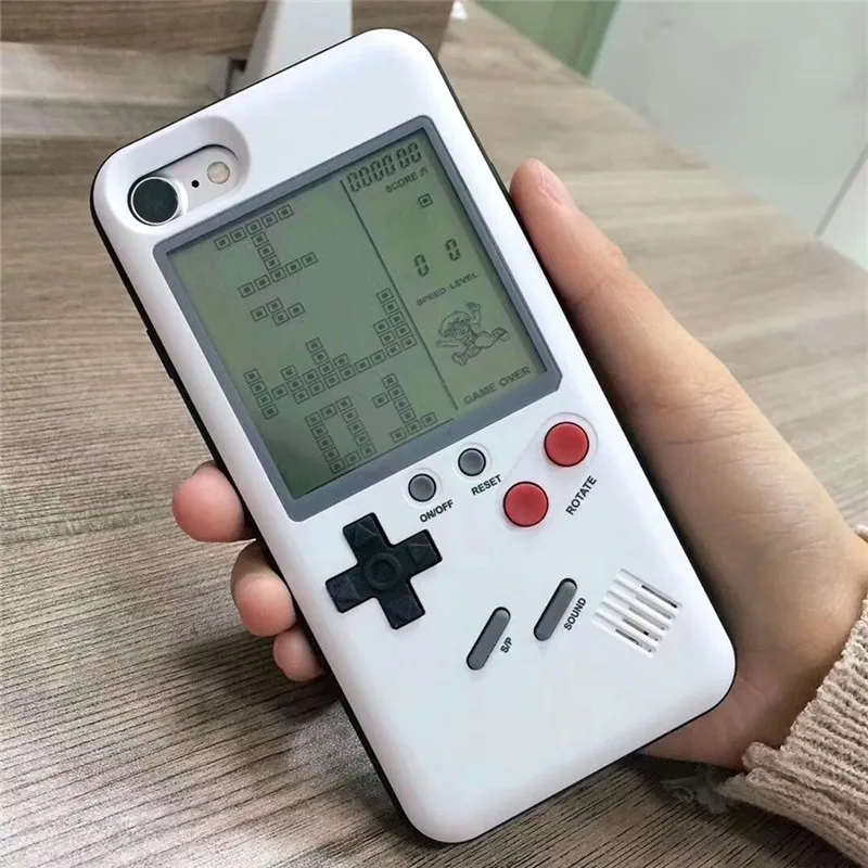 Ретро тетрис Gameboy чехол для телефона Apple iPhone 12 мини 11 Pro Max XR XS X 7 8 6 S + SE 2 Чехлы на