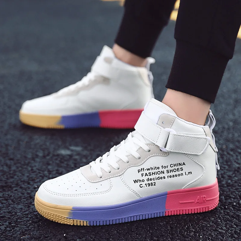 Новинка мужские повседневные кроссовки в стиле хип-хоп легкая мужская обувь на