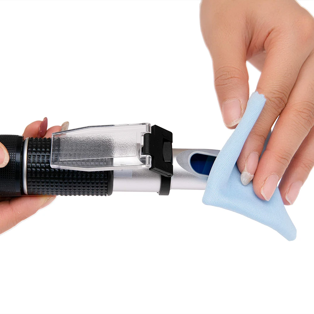 

Handheld Refractometer Brix Alcohol Test Wine Tester Meter Portable Sugar Measure Instrument Moisture Alcohol Refractometer