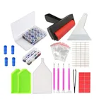 Набор инструментов для алмазной вышивки сделай сам, 28 моделей, пинцетручкаклейпластиковый бокс для алмазной живописи для взрослых и детей