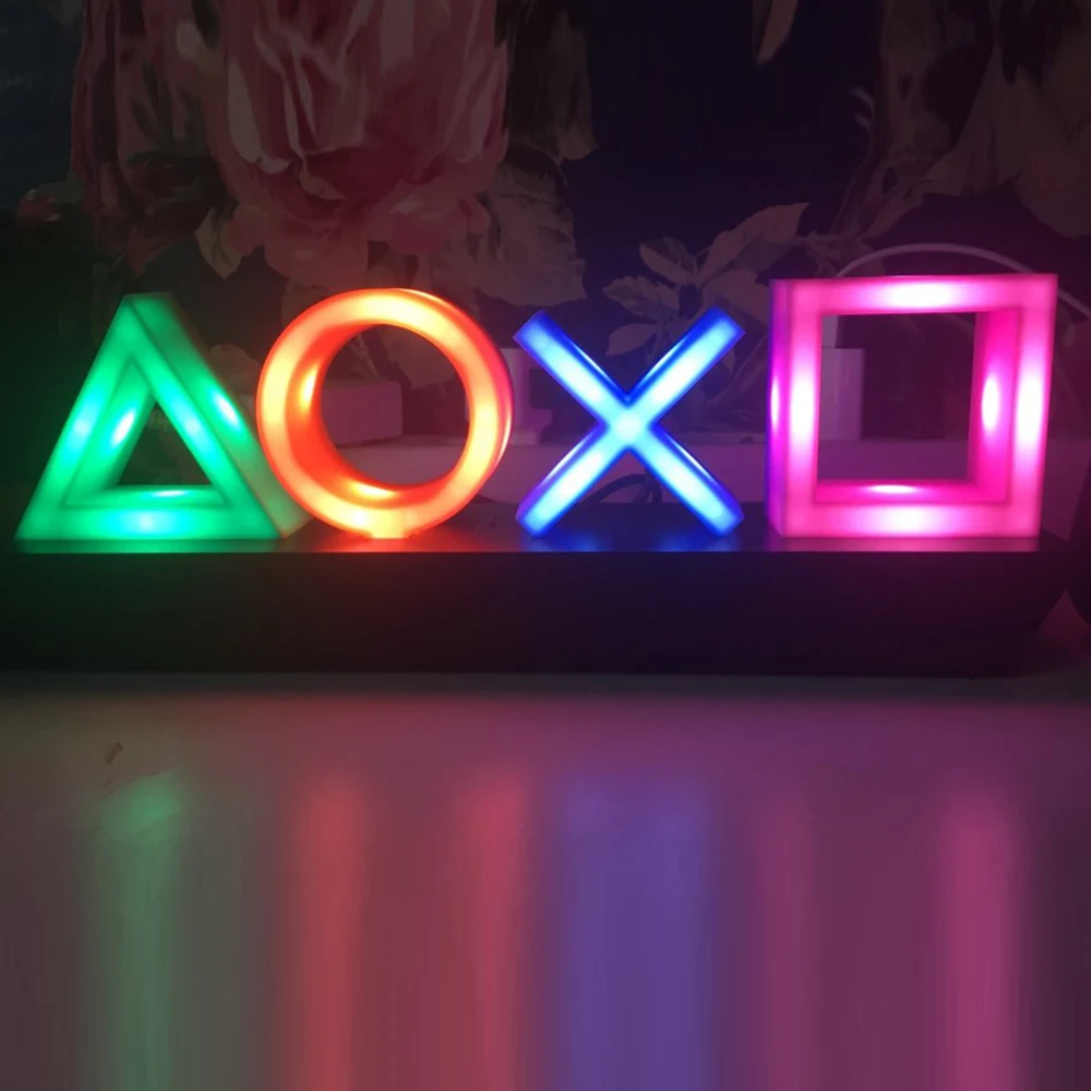 

Game Icon Light Voice Control Neon Light—Acrylic KTV Atmosphere Light Dimmable USB Bar Decoration Lampara For Dropshipping