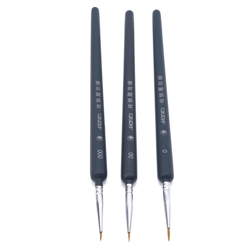 

3Pcs/Set Extra Fine Oil Brush For Students Of Fine Art Strokes Gouache Color High Quality Stroke Oil Brush