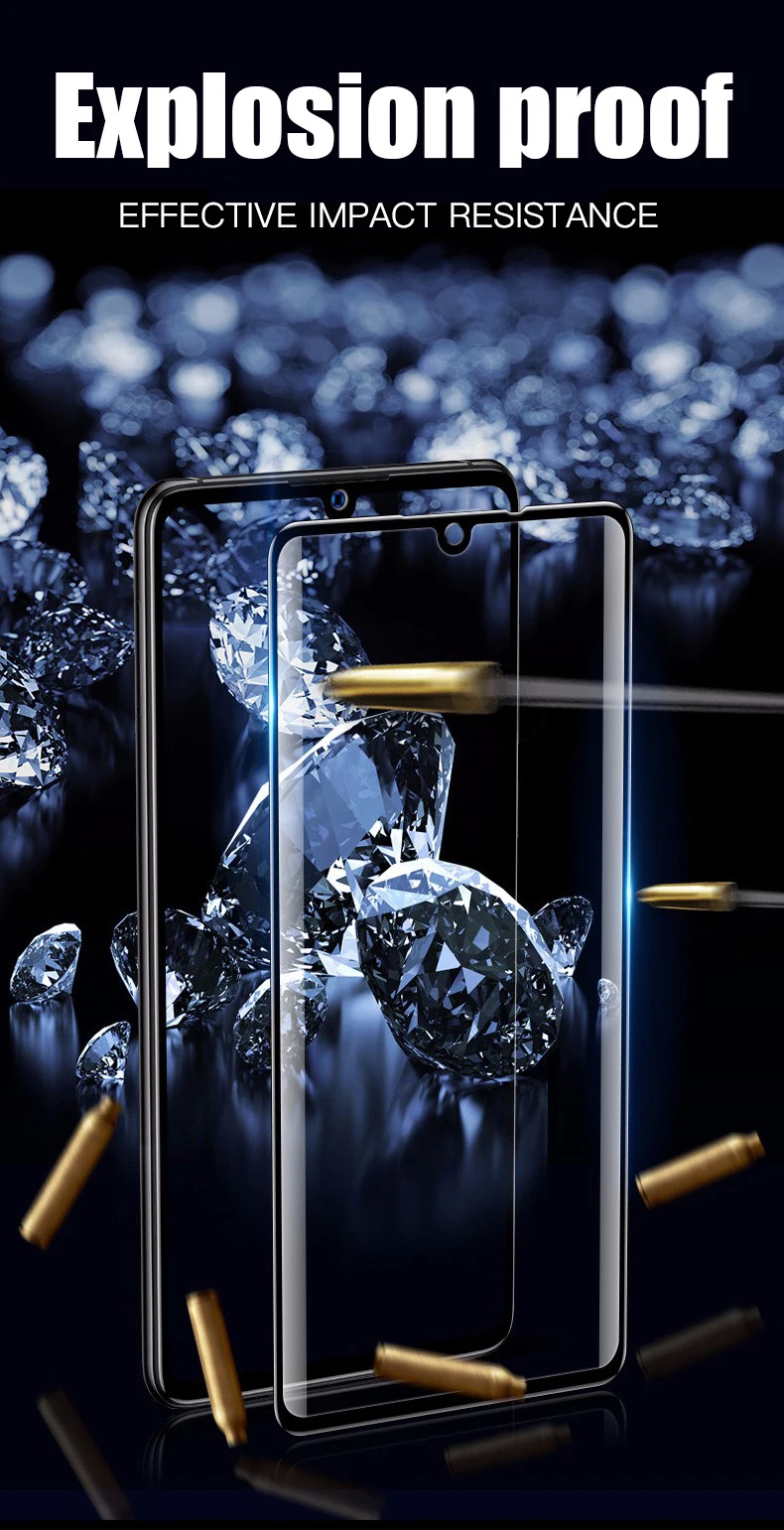 15D полное покрытие из закаленного стекла на huawei mate 20 Lite 10 Pro Защитная пленка для экрана для Honor 10 Lite 20 Pro защитное стекло