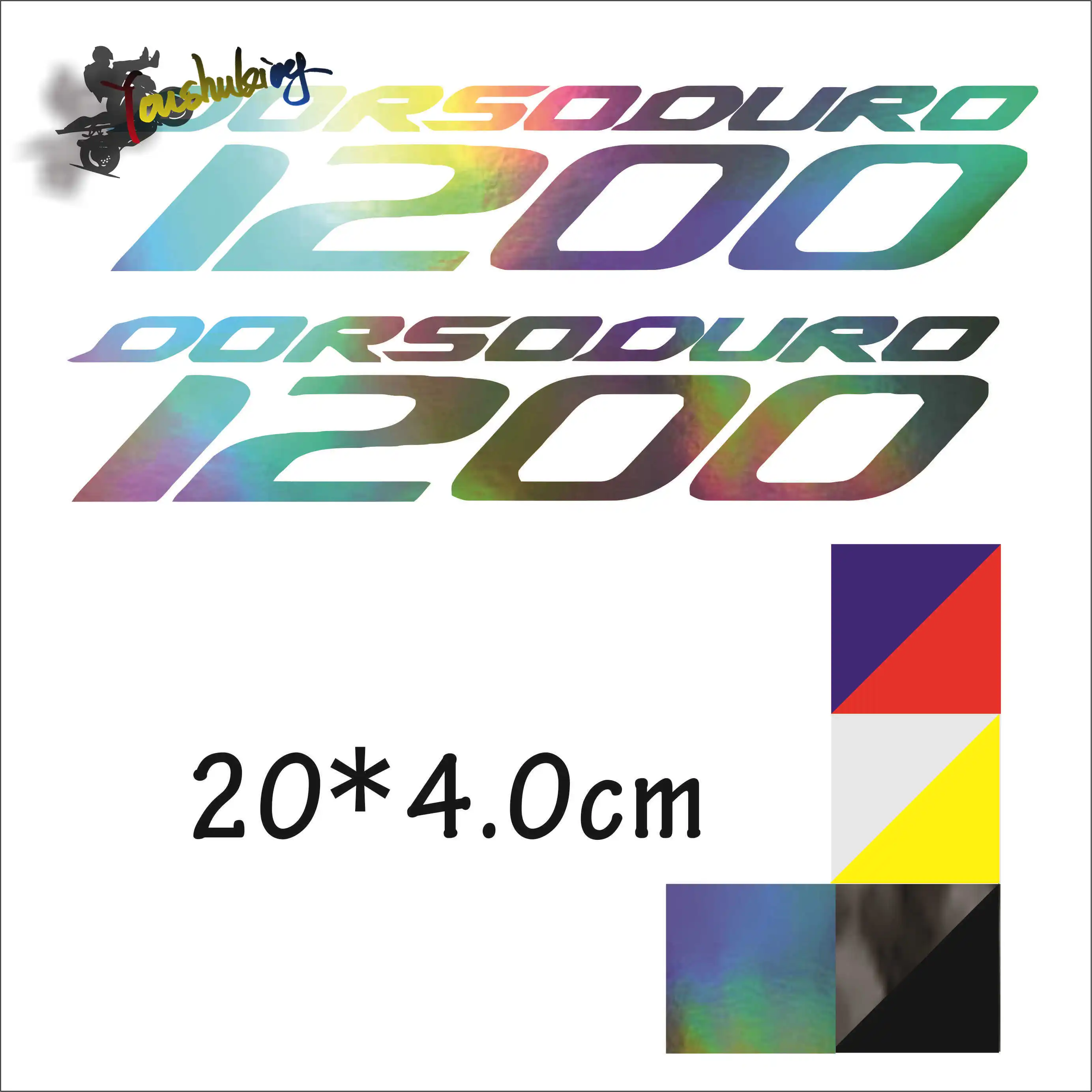 Распродажа светоотражающая мотоциклетная наклейка на шлем черного цвета