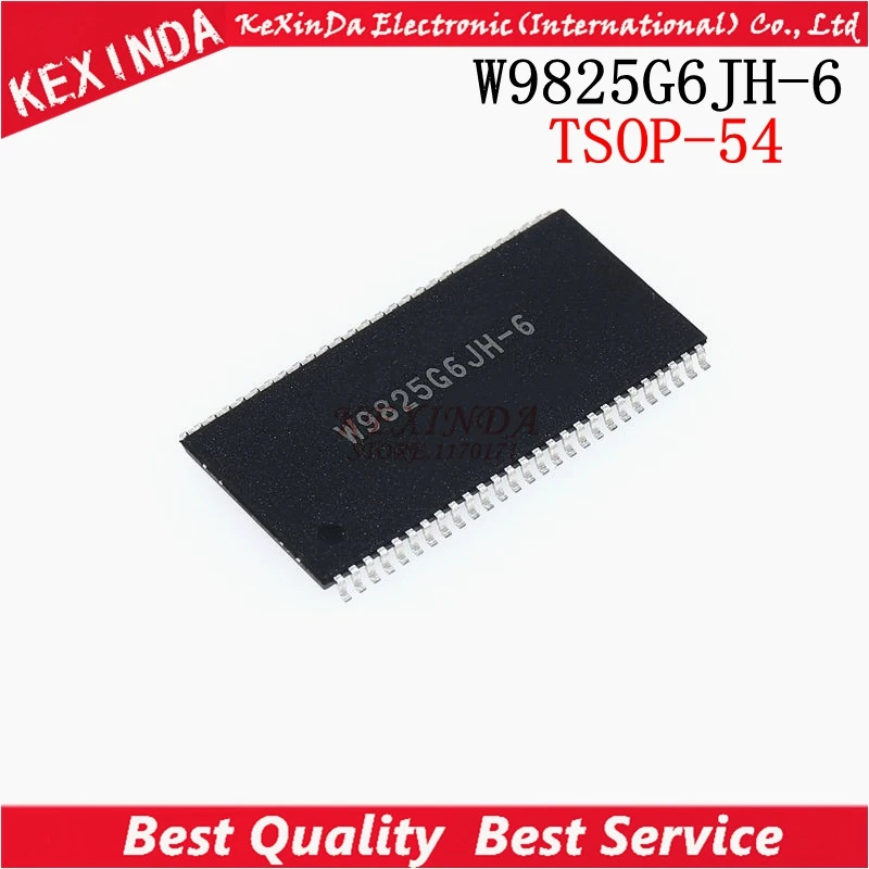 Бесплатная доставка набор из 10 шт./лот W9825G6JH 6 TSOP 54 Новый и
