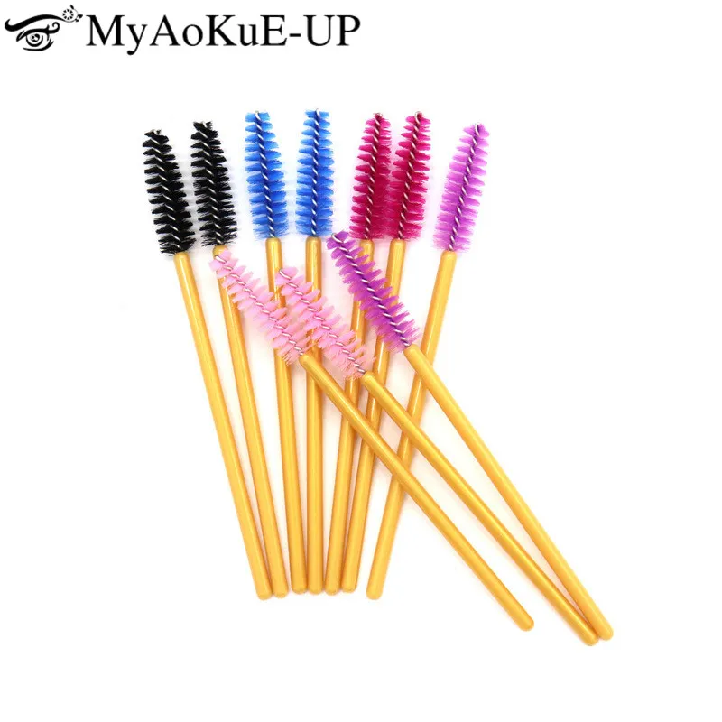 500 шт. кисти для туши ресниц 5 цветов|makeup brushes disposable|eyelash mascara brushmascara brush |