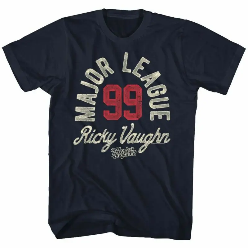 Major League Ricky Vaughn американская классика взрослая футболка|Мужские футболки| |