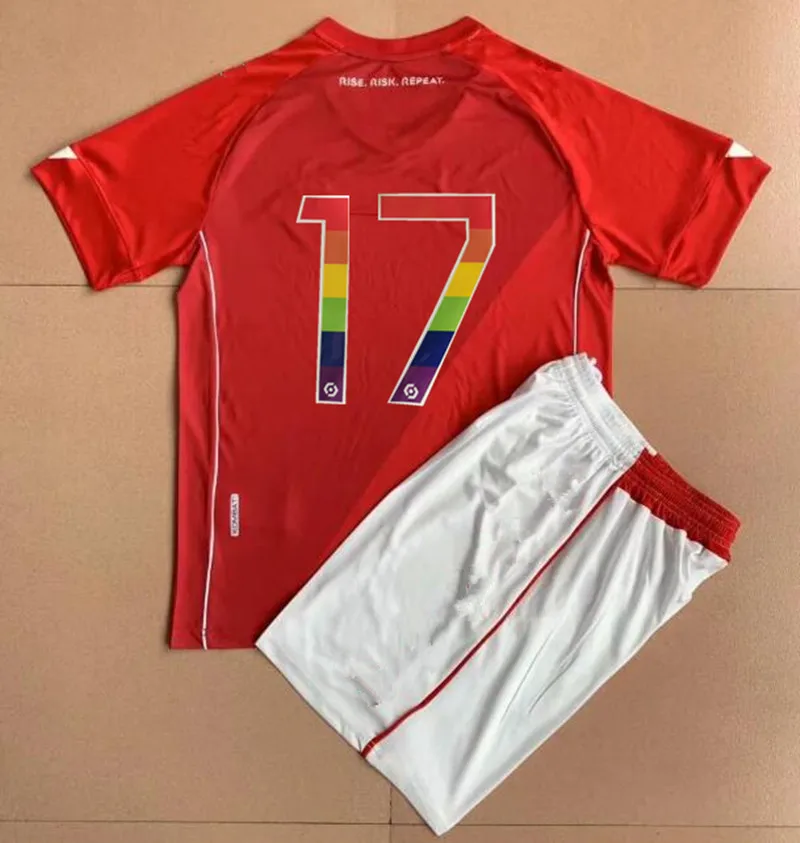 

21 22 BEN YEDDER Shirts 2020 2021 GELSON FABREAGS GOLOVIN KEITA MONACOES Soccer Shirt