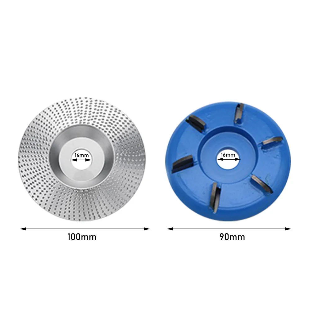 2 шт. карбида древесины шлифовальный резьба формирование диск для угловая