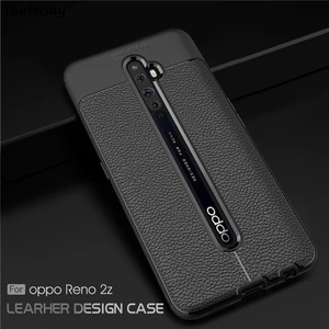 for oppo reno2 z case soft silicone luxury leather anti knock phone case for oppo reno2 z cover for oppo reno2 z 6 53 youthsay free global shipping