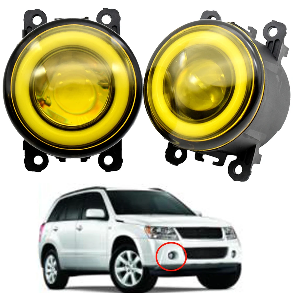 

Противотумансветильник Angel Eye в сборе для Suzuki Grand Vitara 2 II JT 2005-2015, противотуманные фары для переднего бампера автомобиля DRL12V, противотумансвет...